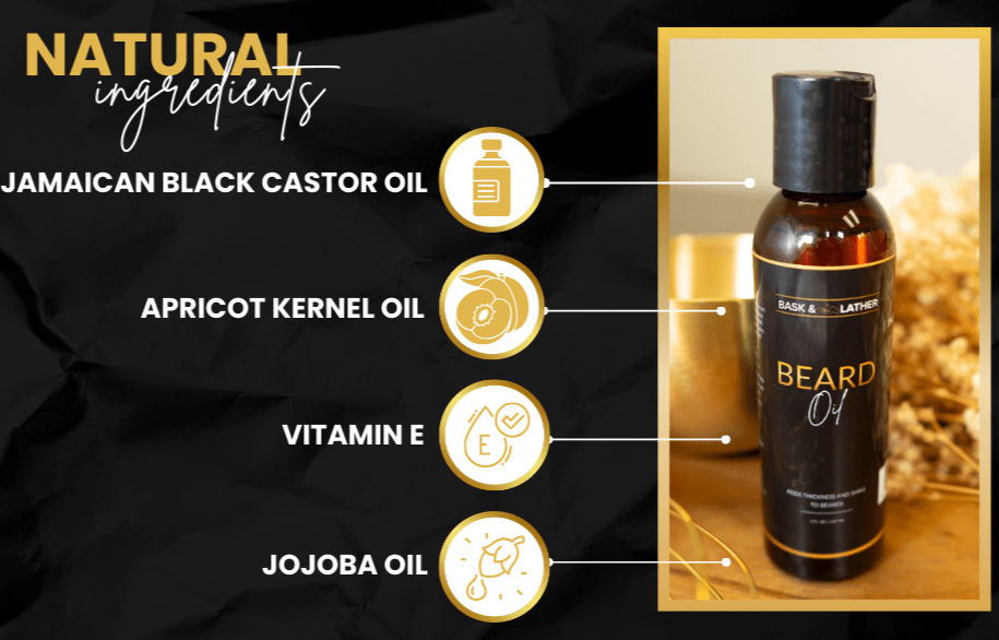 Beard Growth Oil (Hair Growth) - Bask and Lather Co
