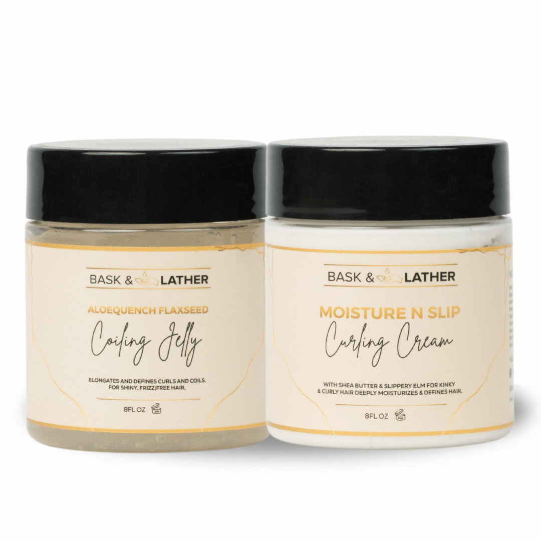 Curly Hair Kit for Coils & Curls – Curl Definition and Moisture - Bask and Lather Co