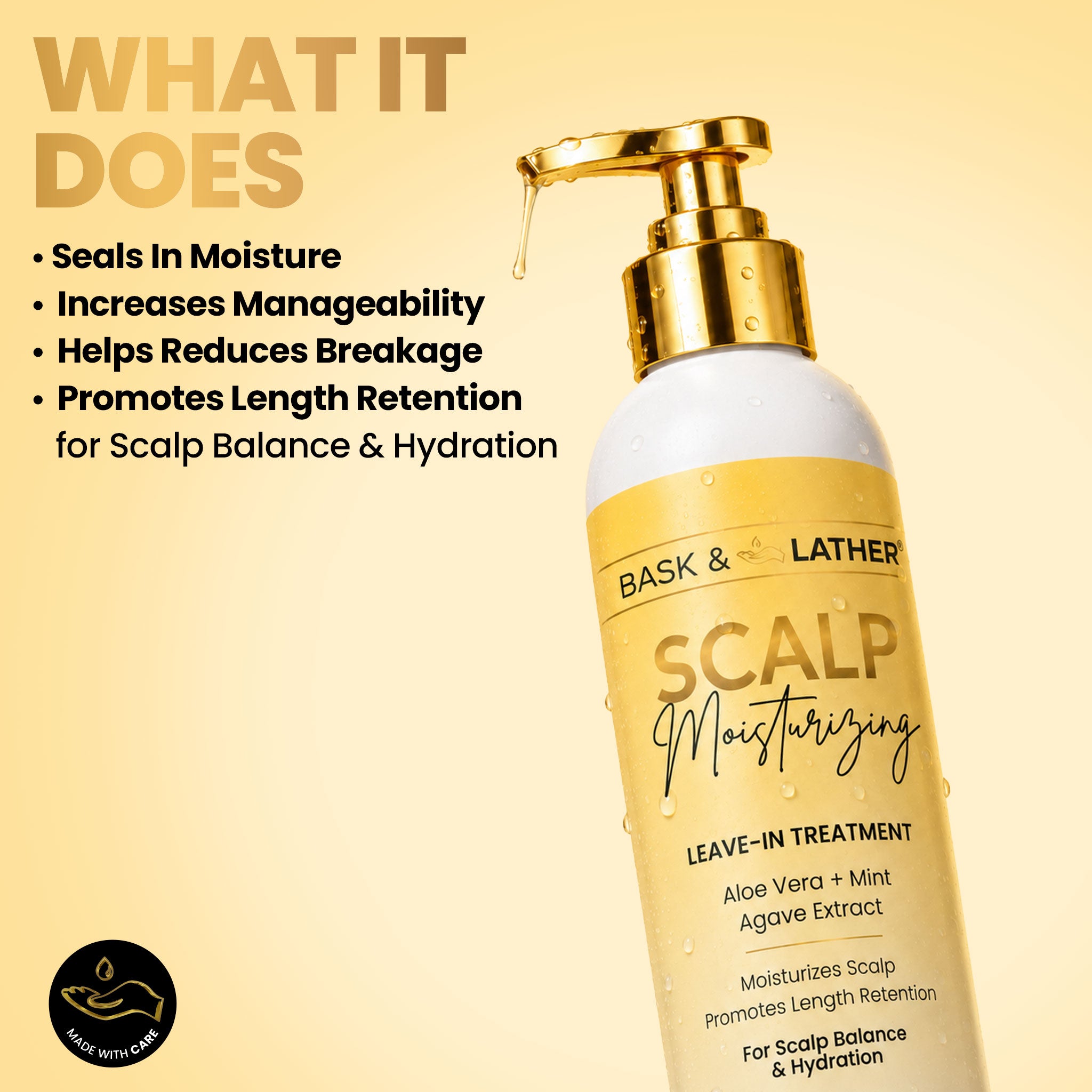 Scalp Moisturizing Leave-In Treatment - Bask and Lather Co
