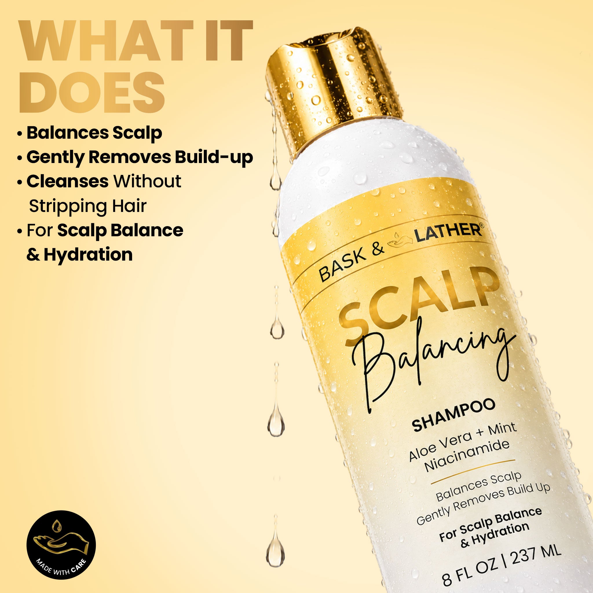 Scalp Balancing Shampoo - Bask and Lather Co
