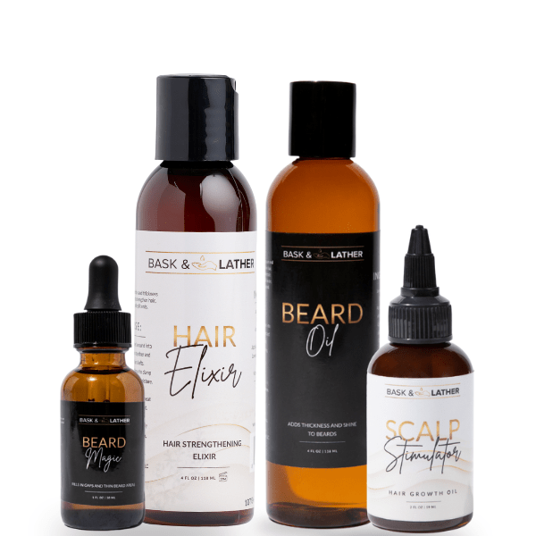 Natural Hair Growth Kit for Men | Beard & Hair Growth Kit – Bask