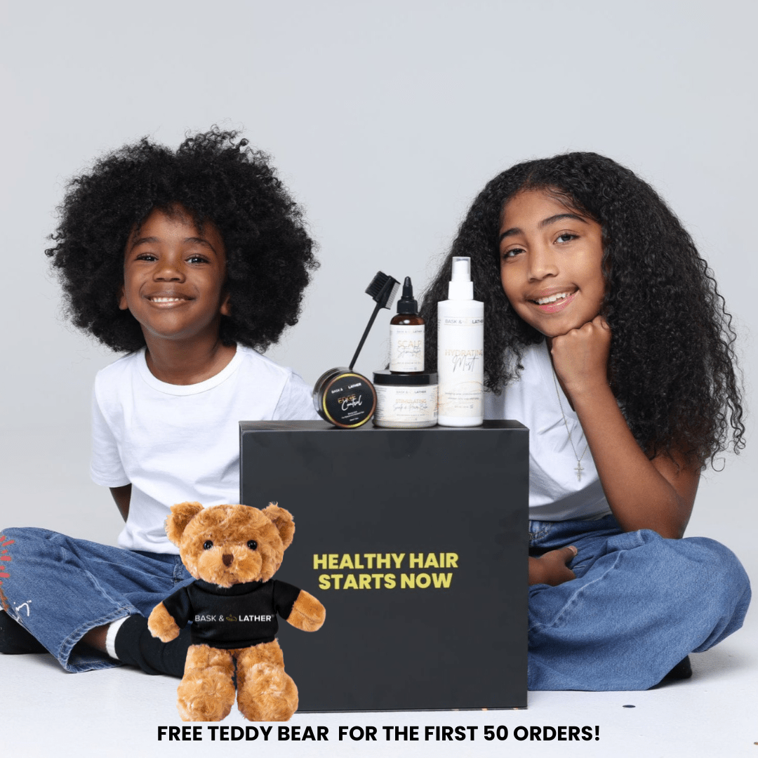 Nurture & Grow - Kids Healthy Hair Bundle - Bask and Lather Co