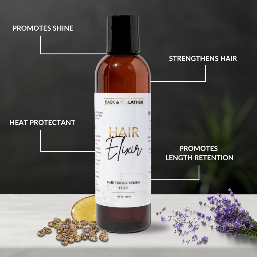 Hair Elixir Oil - Bask and Lather Co