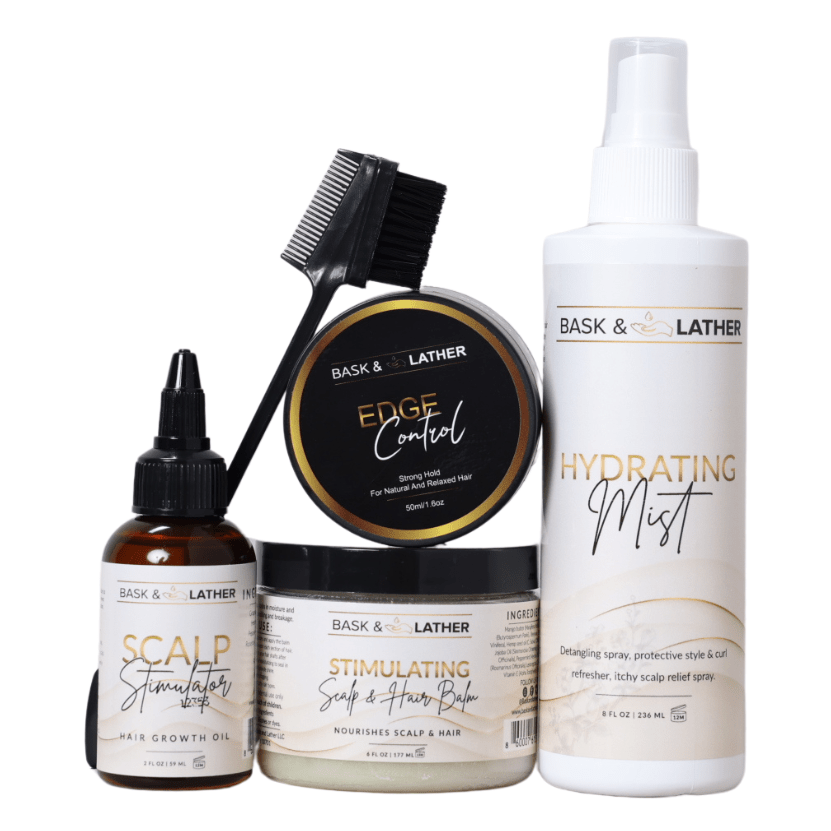 Nurture & Grow - Kids Healthy Hair Bundle - Bask and Lather Co