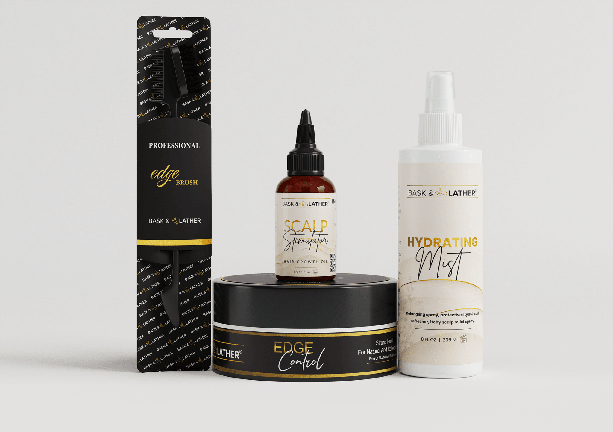 Protective Hairstyle & Edge Growth Bundle - Bask and Lather Co