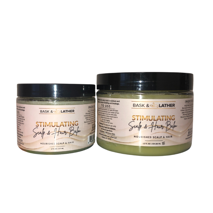 stimulating scalp and hair balm - butter balm for hair growth