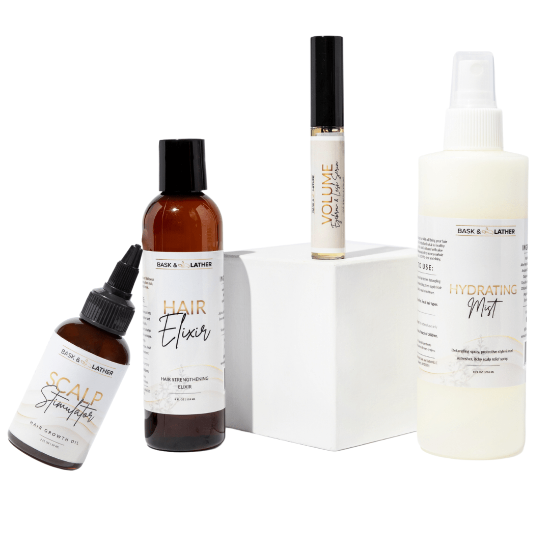 HEALTHY HAIR & LASHES BUNDLE - Bask and Lather Co
