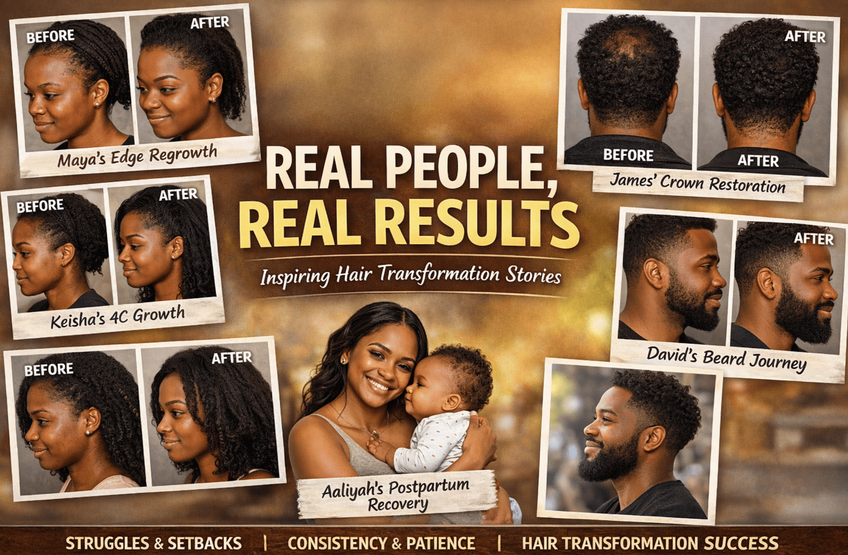 Customer Spotlight: Real Hair Transformations - Bask  and Lather Co