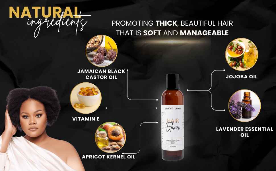 Hair Elixir Oil - Bask and Lather Co