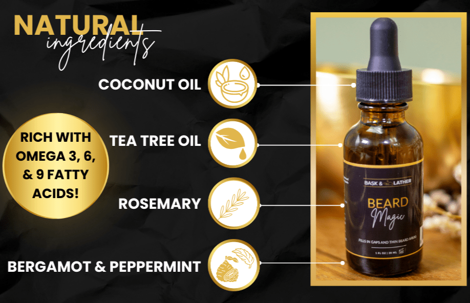 Beard Growth Magic (Beard Growth Oil) - Bask and Lather Co