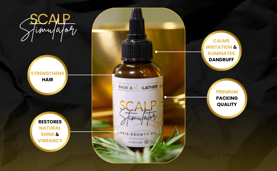 Scalp Stimulator - 3 Month Supply - Bask and Lather Co