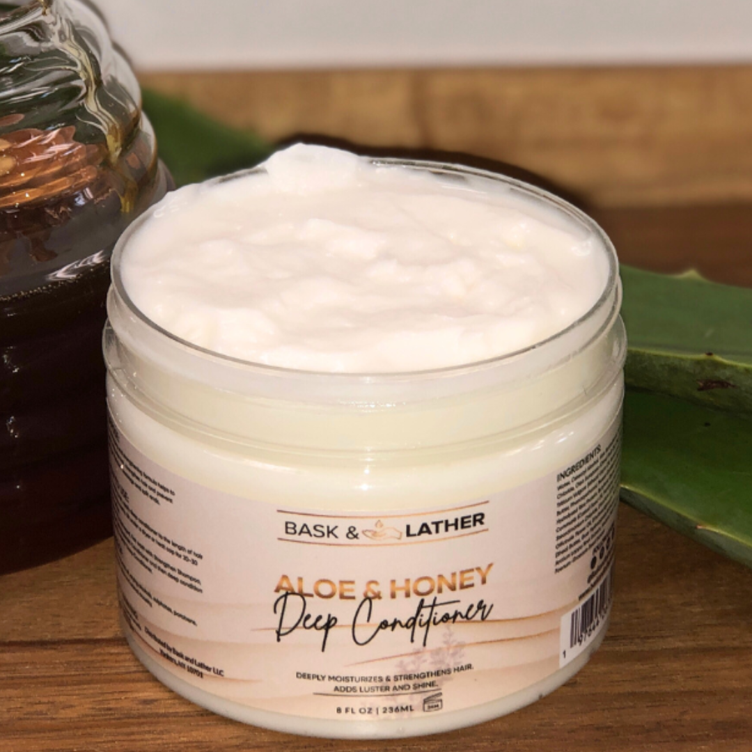 aloe honey deep conditioner for hydrating hair