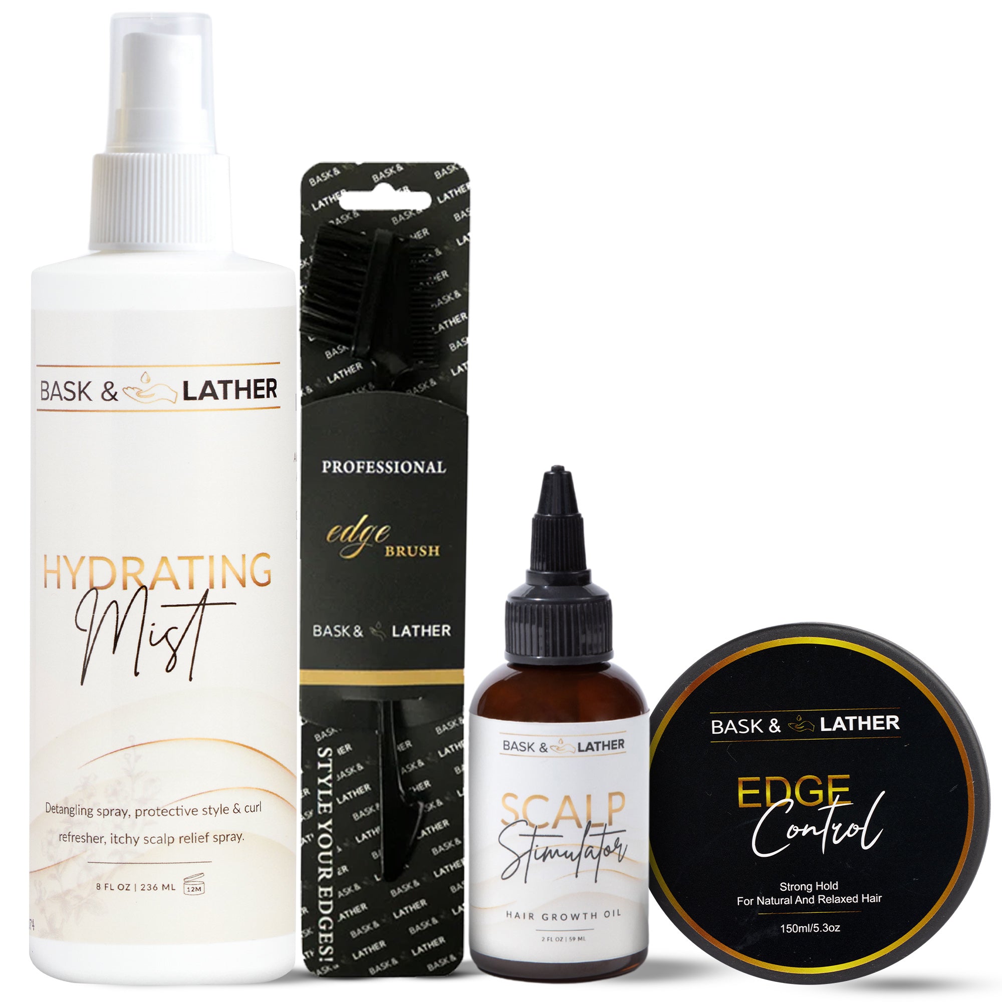 Protective Hairstyle & Edge Growth Bundle - Bask and Lather Co