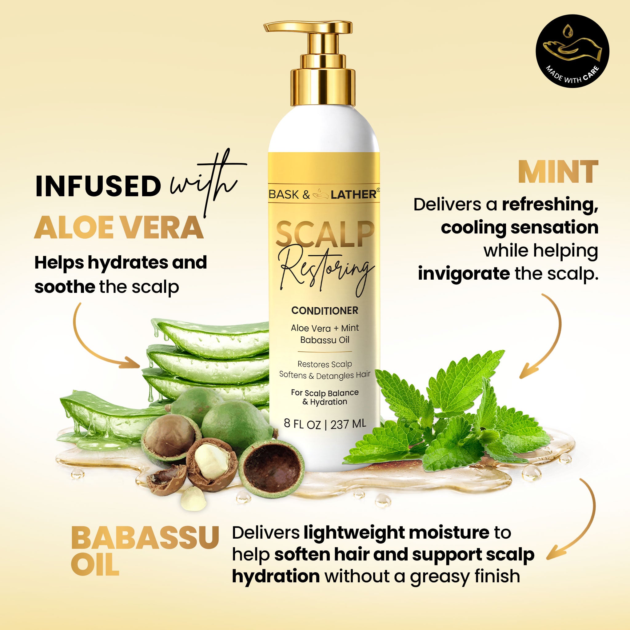 Scalp Restoring Conditioner - Bask and Lather Co