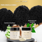 Curly Hair Kit for Coils & Curls – Curl Definition and Moisture - Bask and Lather Co
