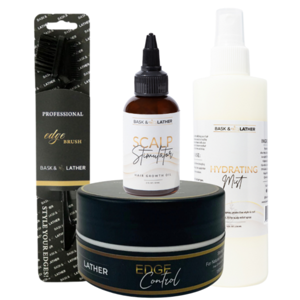 Protective Hairstyle & Edge Growth Bundle | Edge Growth Kit