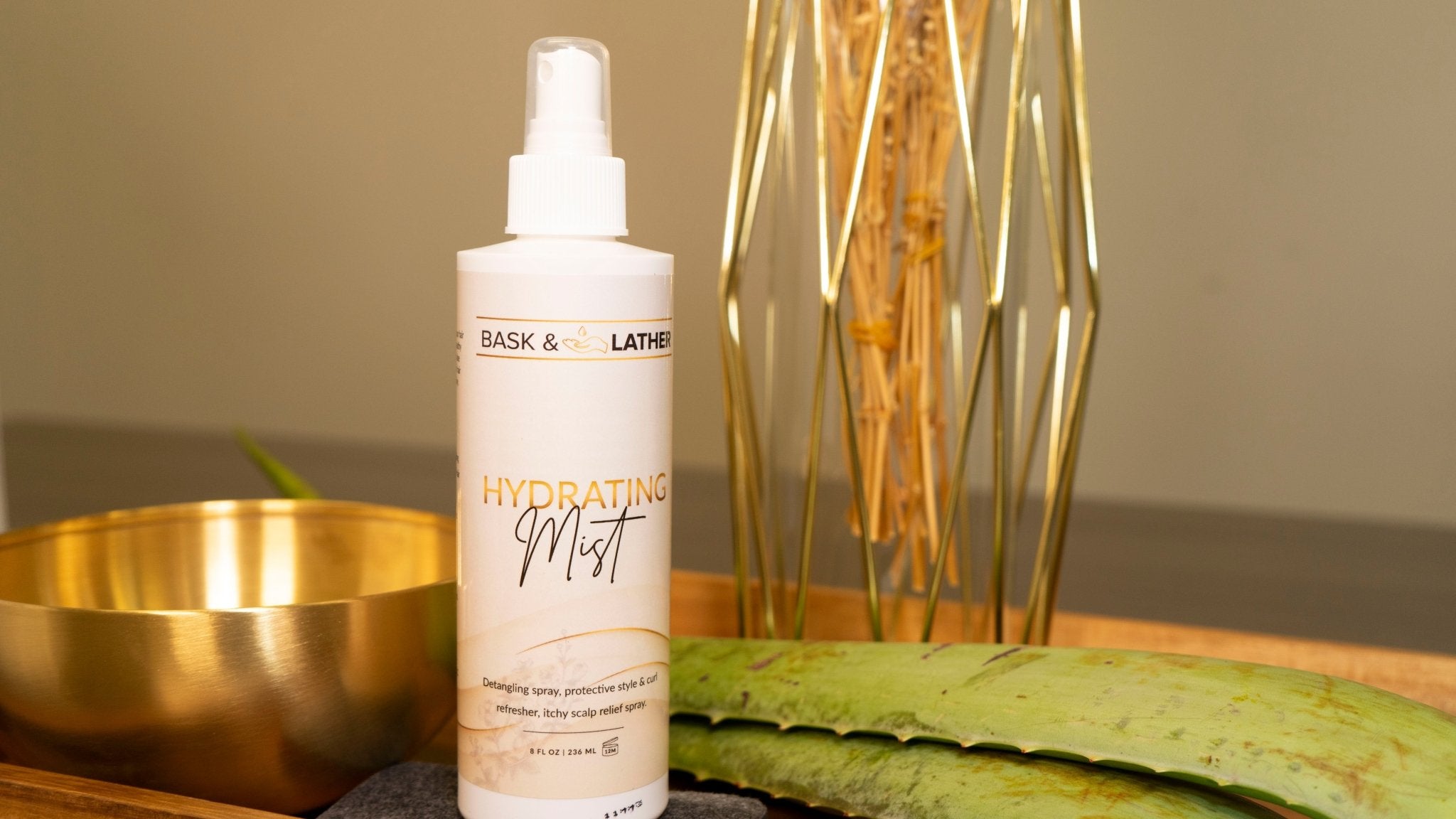 Hydrating Hair Mist - Bask and Lather Co