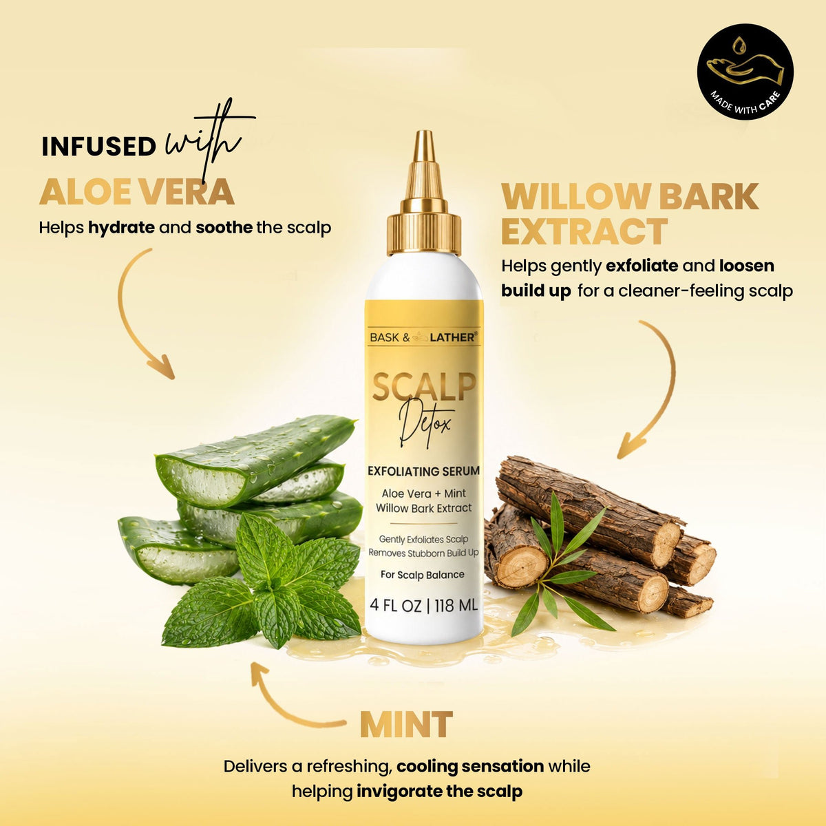 Scalp Detox Exfoliating Serum - Early Access - Bask and Lather Co