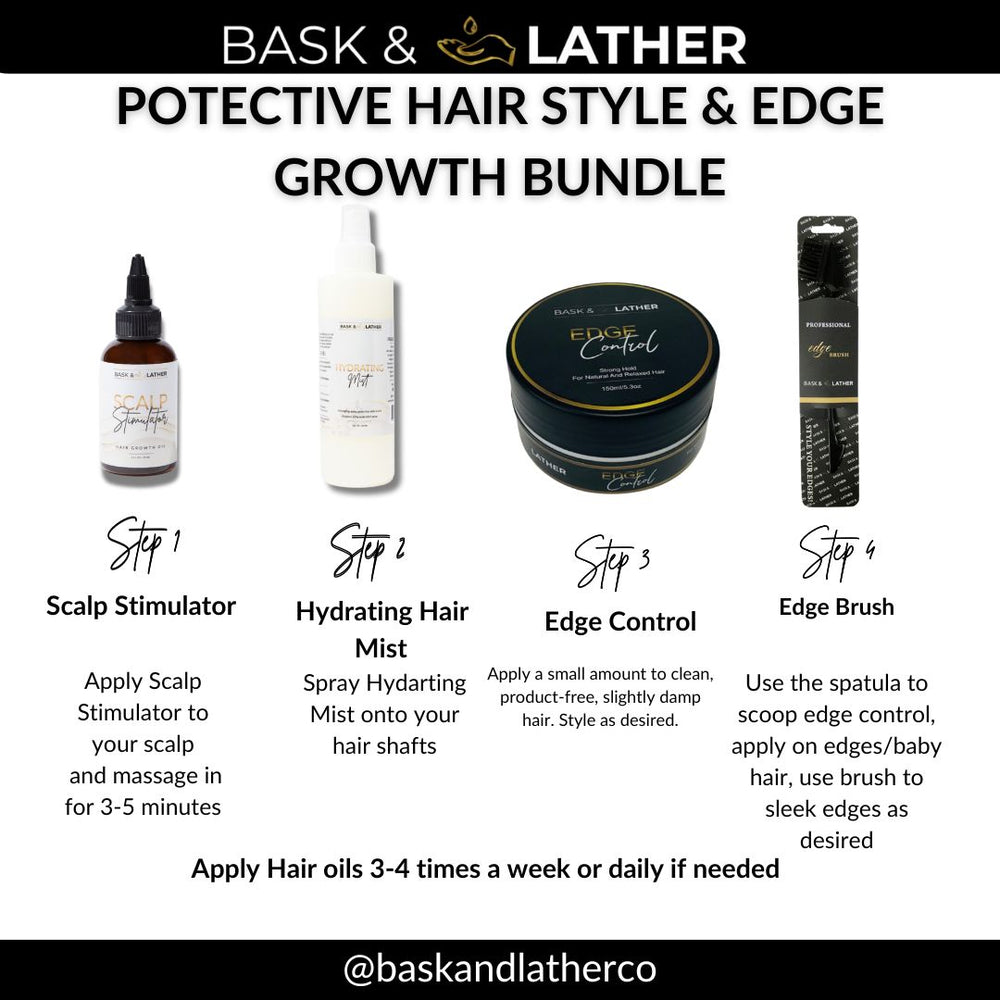 Protective Hair Style & Edge Growth Bundle
