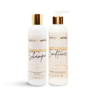 Strengthen & Replenish Shampoo and Conditioner Set - Anti - Breakage - Bask and Lather Co