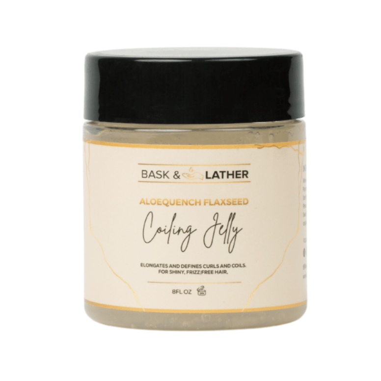 Aloequench Flaxseed Coiling Jelly - Bask and Lather Co