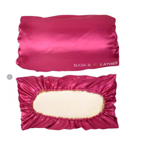 pink satin pillowcase