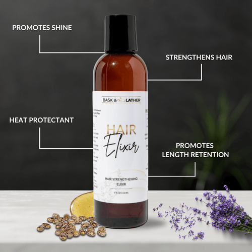 Hair Elixir Oil | Hair Oil For Strength – Bask and Lather Co