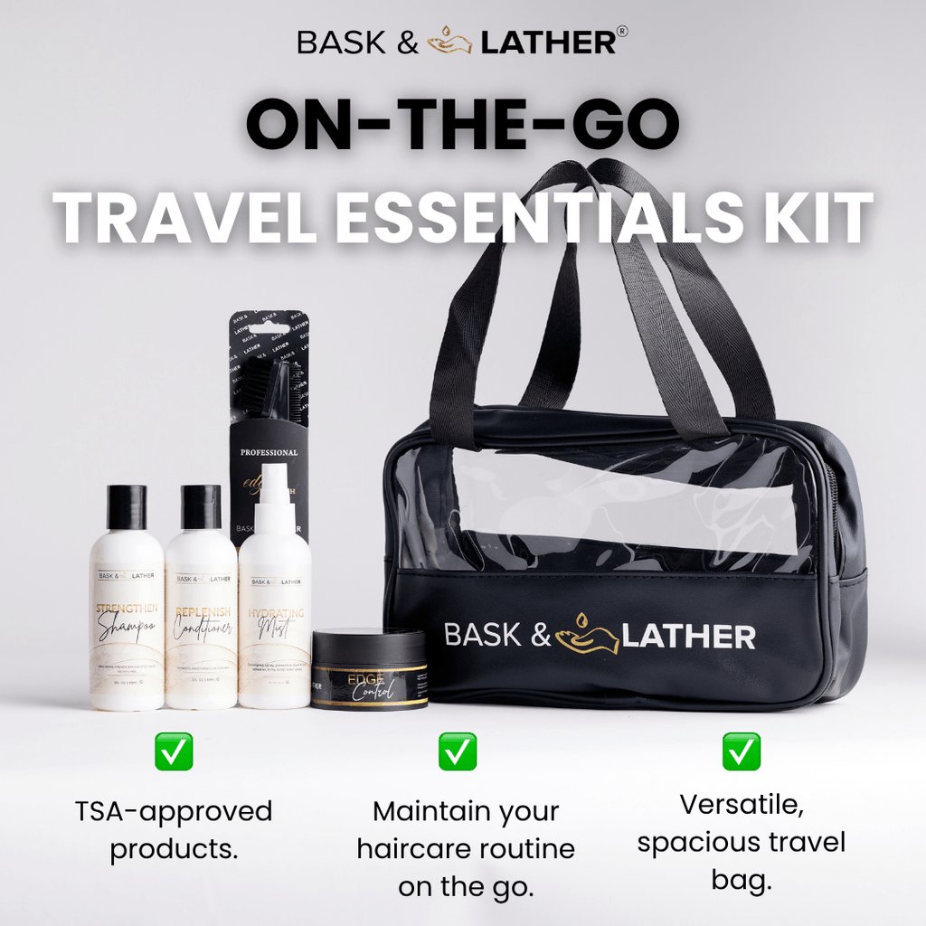 On - The - Go Travel Essentials Kit - Bask and Lather Co