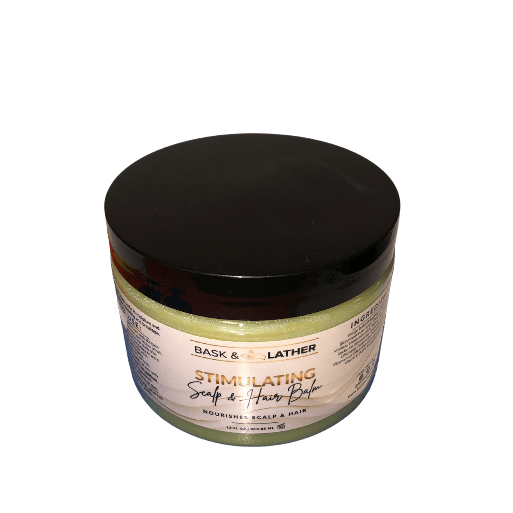 XL BALM - Stimulating Scalp and Hair Balm - Bask and Lather Co