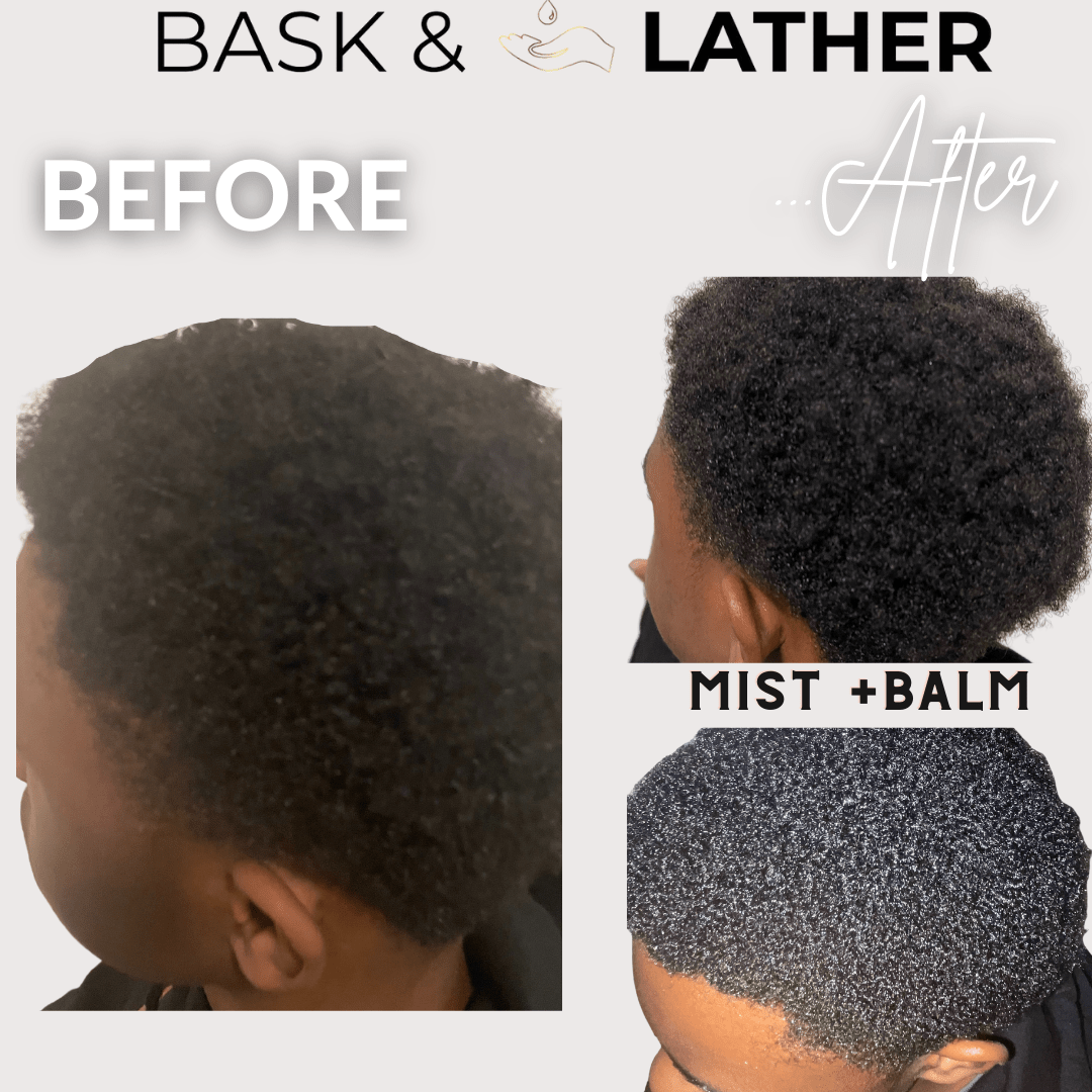 BALM - Stimulating Scalp and Hair Balm - Bask and Lather Co