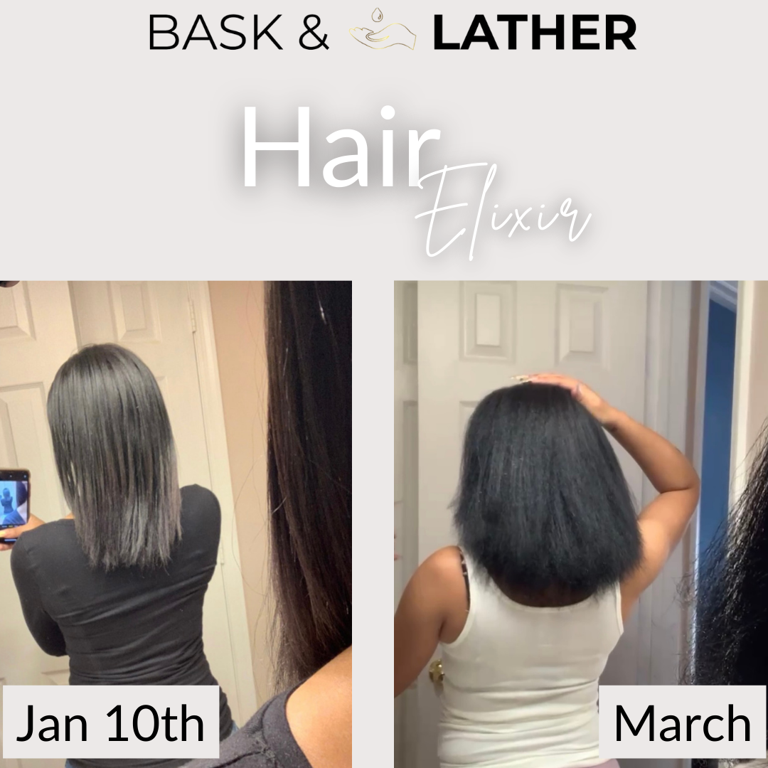 Hair Elixir Oil | Hair Oil For Strength – Bask and Lather Co