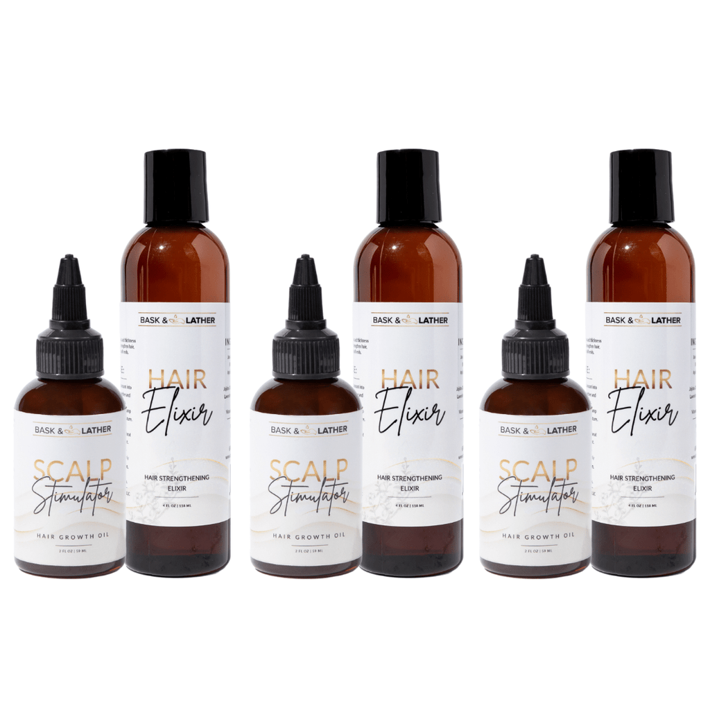 GROW IT AND KEEP IT BUNDLE - 3 MONTH SUPPLY - Bask and Lather Co