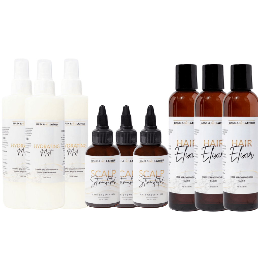 HYDRATED & HEALTHY BUNDLE - 3 MONTH SUPPLY - Bask and Lather Co